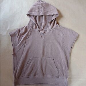 Universal Thread Sweatshirt Womens XXL Brown Altered Sleeveless Hooded Top Cozy